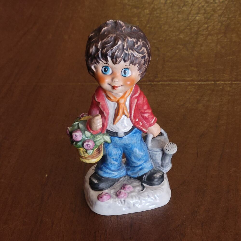 Vintage Goebel figurine Gardener Children of Paris series by Michel Thomas